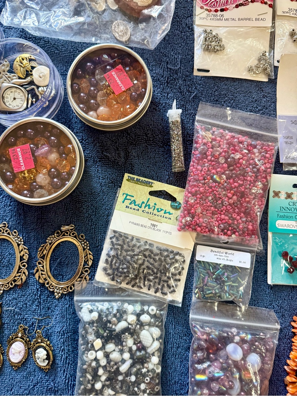 Large Jewelry Making Supplies & Beading Lot – Estate Find – 4 lbs 11.9 oz - Picture 11 of 16